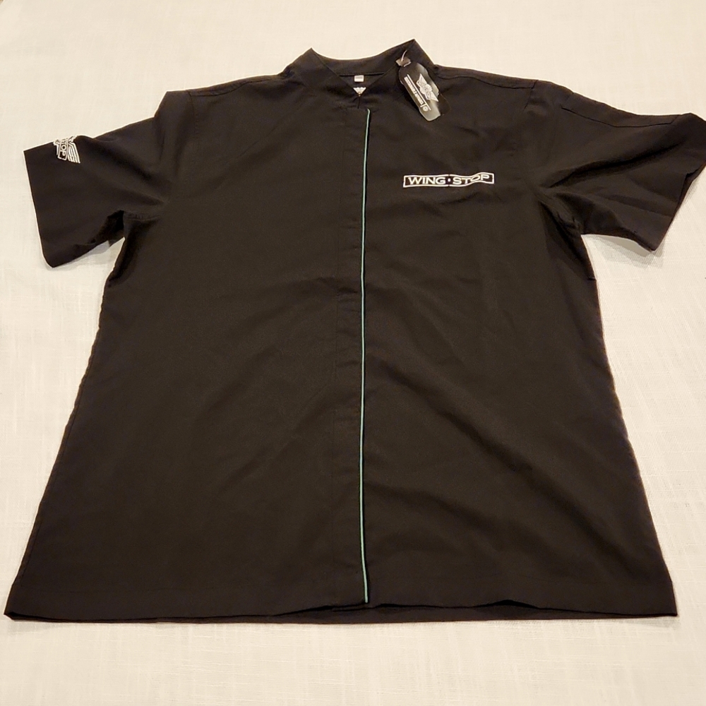 Wing Stop snap-up shirt